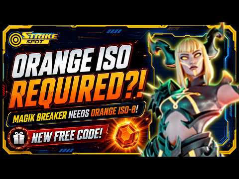 MAGIK BREAKER REQUIRES ORANGE ISO-8! NEW FREE CODE! - Marvel Strike Force