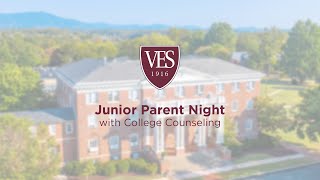 Junior Parent Night with College Counseling