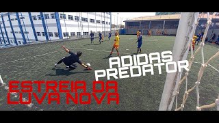 Estreiando a Luva de goleiro nova!!! Adidas predator!!!