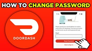 How To Change DoorDash Password (2024)