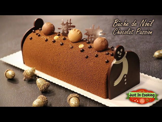 embout bûche noël chocolat