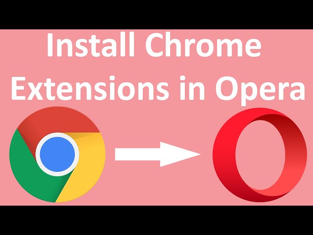 How to install BTR extension on Opera Browser 