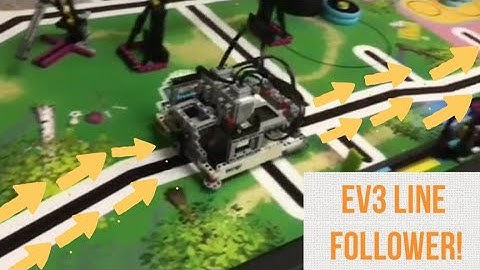 How to make a LEGO Mindstorm Simple Easy Line Following Program