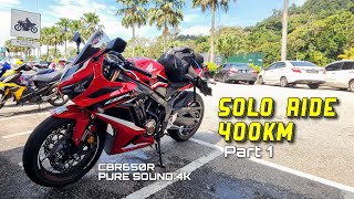 CBR650R Malaysia Solo Ride 400km | Part 1