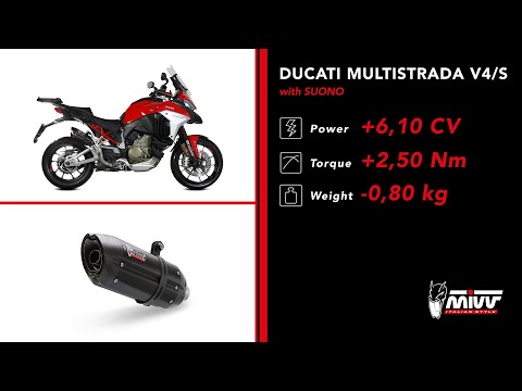 TITAN SOUND TERMINAL MIVV DUCATI MULTISTRADA V4 1100 / S 2021-2023 Video