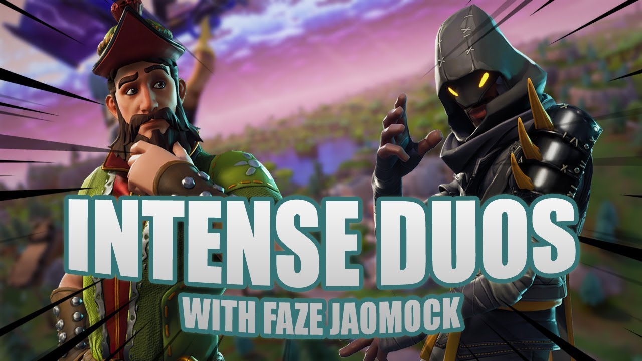 Intense Duo squads + Clutch with FaZe Jaomock
