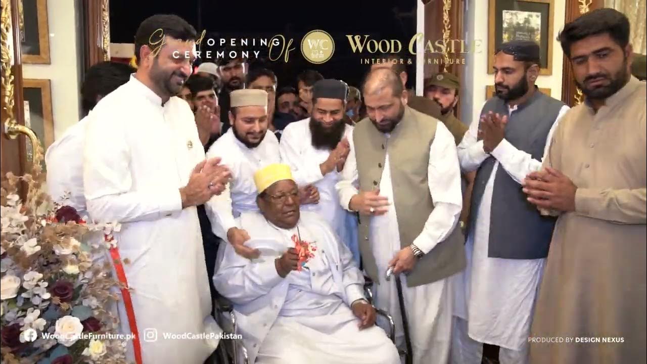 Grand Opening Ceremony of Wood Castle by the blessed hands of Key holder/Khadim of RozaeRasool