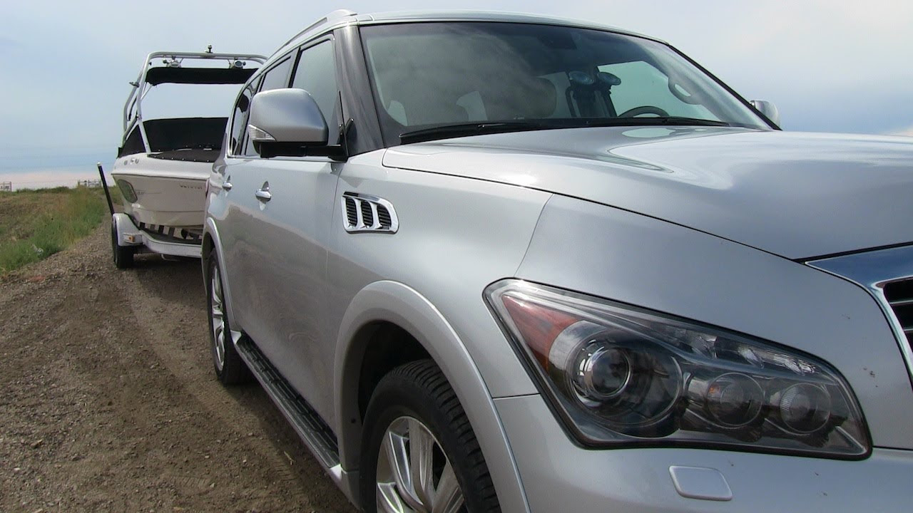 2012 Infiniti QX56 Put To The 0 60 MPH Towing Test
