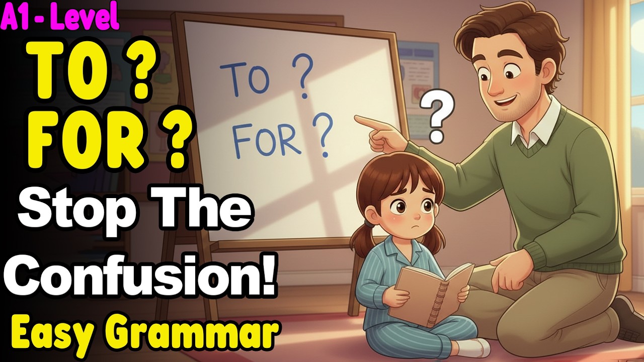 To or For? 💛 Stop Confusing These Prepositions | Easy Grammar Lesson For Beginner