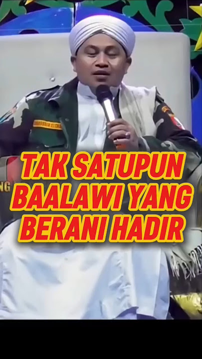 TAK SATUPUN BAALAWI YANG BERANI HADIR DI ACARA PERTEMUAN KETURUNAN WALISONGO #ar_nyus #feedshorts