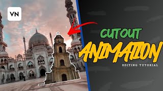 Cutout animation video editing tutorial |vn editing tutorial video |cutout video editing #cutout screenshot 5