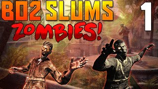 "BO2 SLUMS REMAKE!" - Call of Duty Zombies "SLUMS" Custom WaW ZOMBIES Map (PART 1)