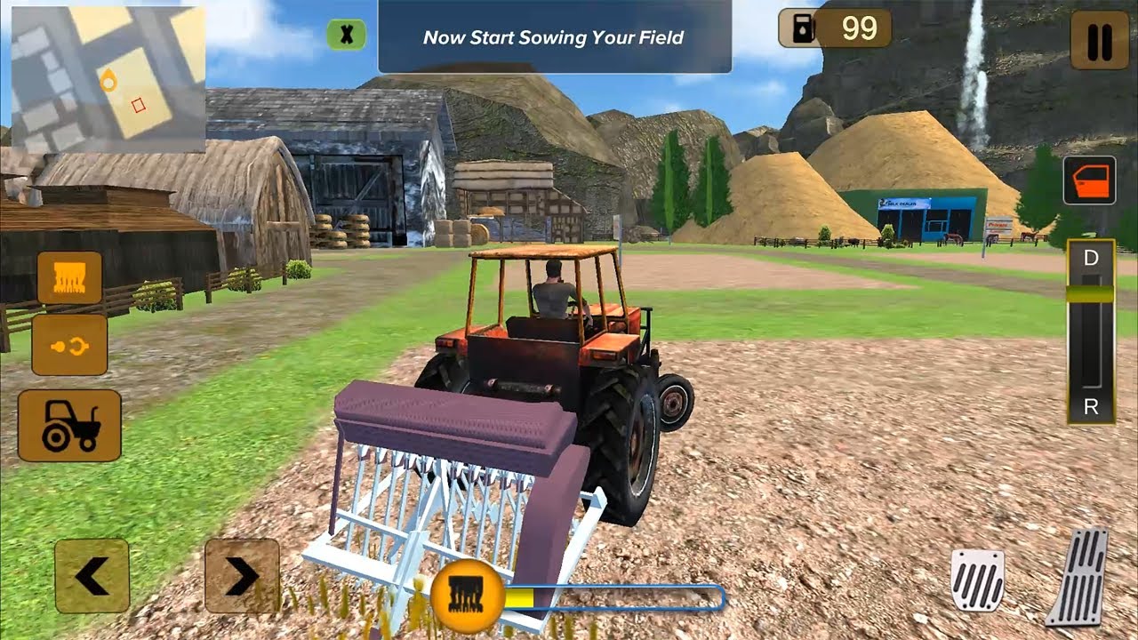 Real Tractor Farming Simulator 2018 Android Gameplay