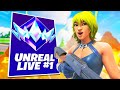 Live fortnite fr  rush unreal  champion 39  code slozayy