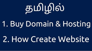 Complete Tutorial for Buy New Domain & Hosting for Your Website or Blog | Beginners | Tamil