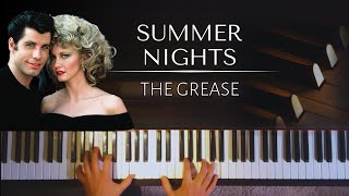 Summer Nights (Tell Me More) from Grease / John Travolta & Olivia Newton-John + piano sheets chords