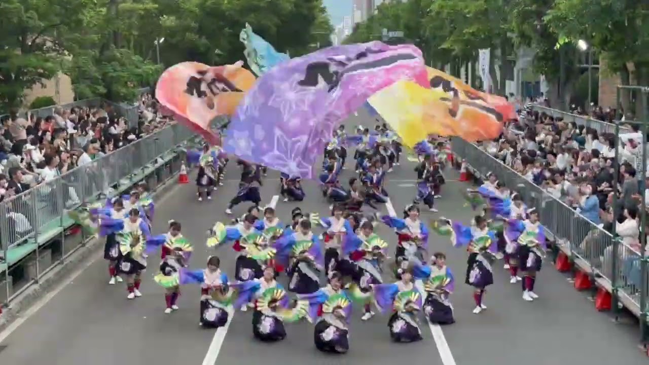 北星学園大学〜廻〜YOSAKOIソーラン祭り2024 6月8日 大通パレード会場北コース 【審査パレード】