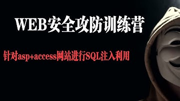 针对asp+access网站进行SQL注入利用