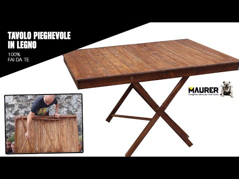 Video: Tavolo in legno fai da te: idee, caratteristiche e foto interessanti