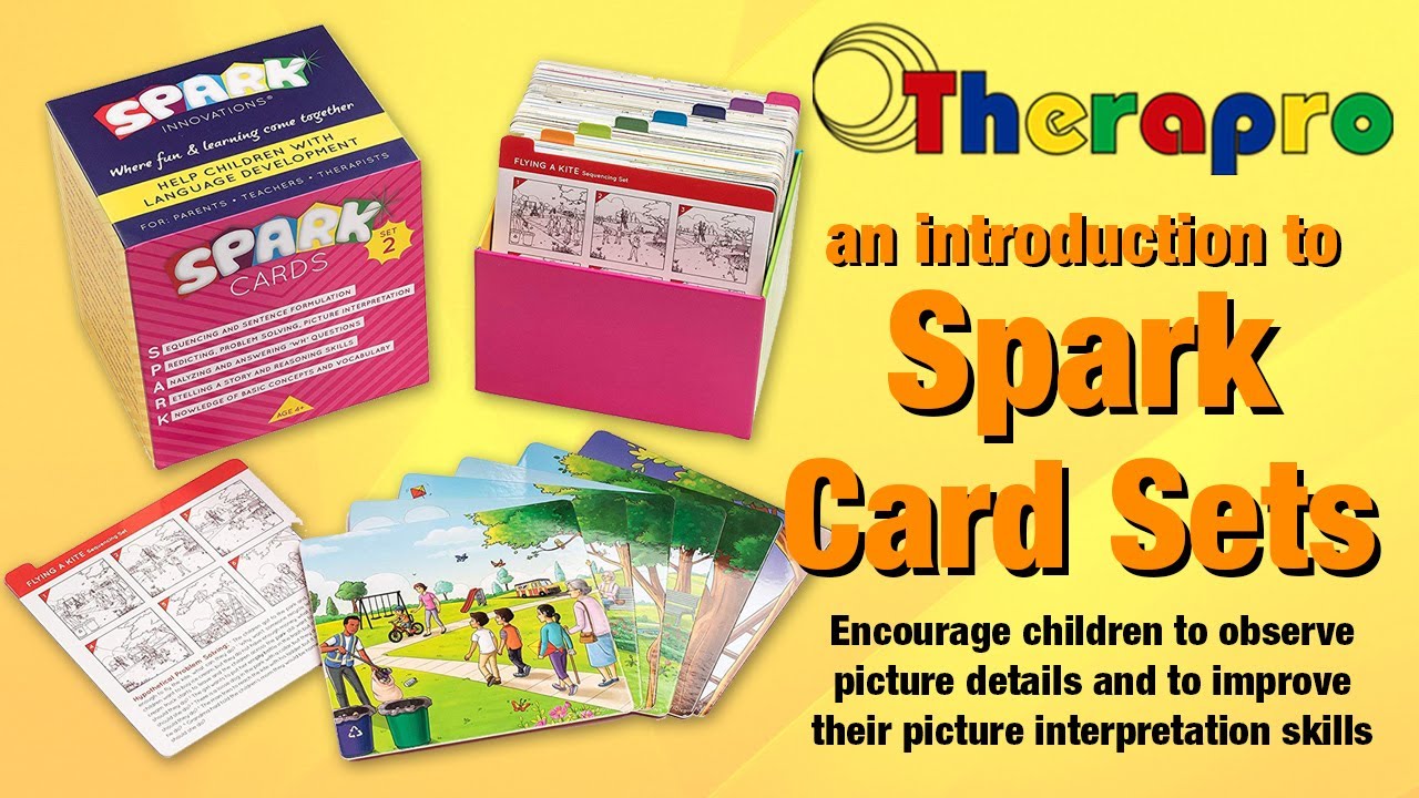 Spark Cards Jr Sequencing Cards For Storytelling and Picture Interpretation 