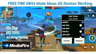 OB53 HACK  Free Fire 🔥Headshot Hack Free fire Mod Menu Apk Autokill + Speed FF Panel Hack 2026 🔥