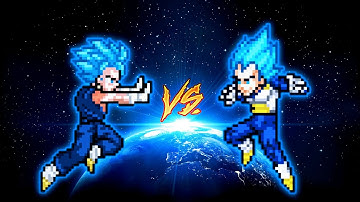 Vegito SSB V2 DBFZ (new) VS Vegeta SSB DBFZ in Jump Force Mugen