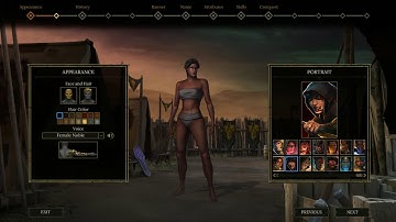 Tyranny - character creation, conquest