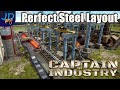 Perfectly Efficient Steel Smelter 🚜 Captain of Industry  👷  Walkthrough, Tutorial, Guide, Tips