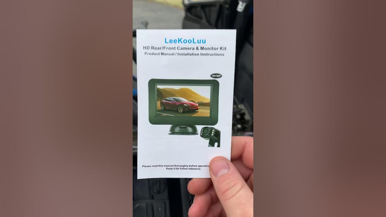 Polaris Rzr Turbo backup camera install YouTube