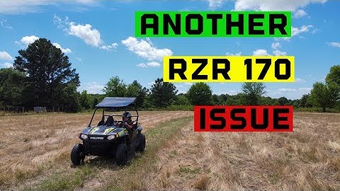 VLog 1 - Another Polaris Rzr 170 Issue we are Facing....