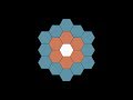 Beautiful visualization | Sum of first n Hex numbers = n^3 | animation