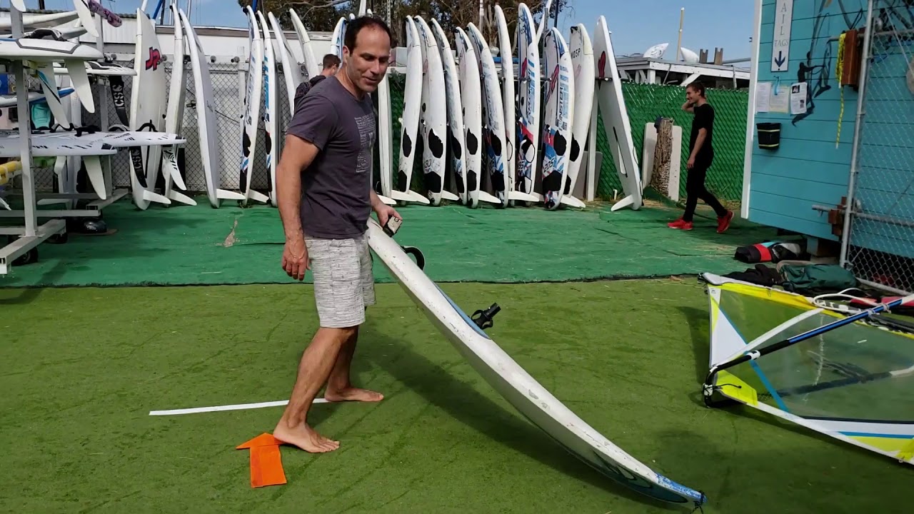 Windsurfing Tack Foot Work YouTube