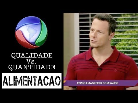 Qualidade Vs. Quantidade Na Alimentação (Rodrigo Polesso na Record)