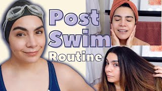 Post-Swim Skin & Hair Care Routine