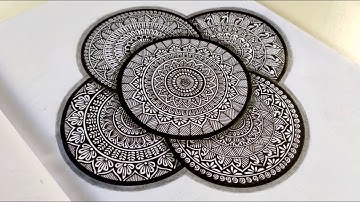 3D Mandala Art | How to Draw Mandala Art | 3D Zentangle Art | 3D Doodle Art #vanithaarts