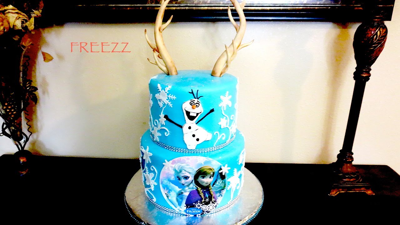 How To Make A Frozen Birthday Cake How To Make A Frozen Birthday Cake