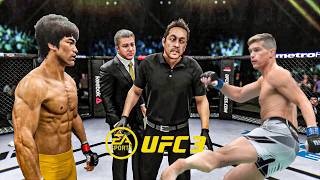 Bruce Lee vs Stephen Thompson   EA Sports UFC 3   Epic Fight 🔥🐲