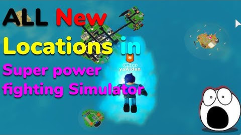 All *NEW* Training Areas In Super Power Fighting Simulator (roblox)