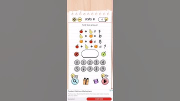 Brain test tricky puzzles level 10 solution or Walkthrough