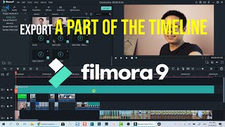 Export a PART of the TIMELINE - Filmora 9 Tutorial