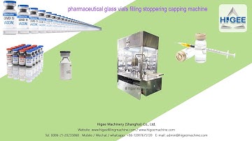 Automatic glass vial filling stoppering capping machine -HIGEE MACHINERY