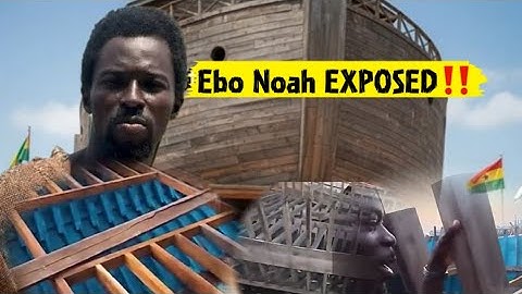 ‼️Ebo Noah CAUGHT! Elmina Resident Exposes the Fake Ark Story!😱