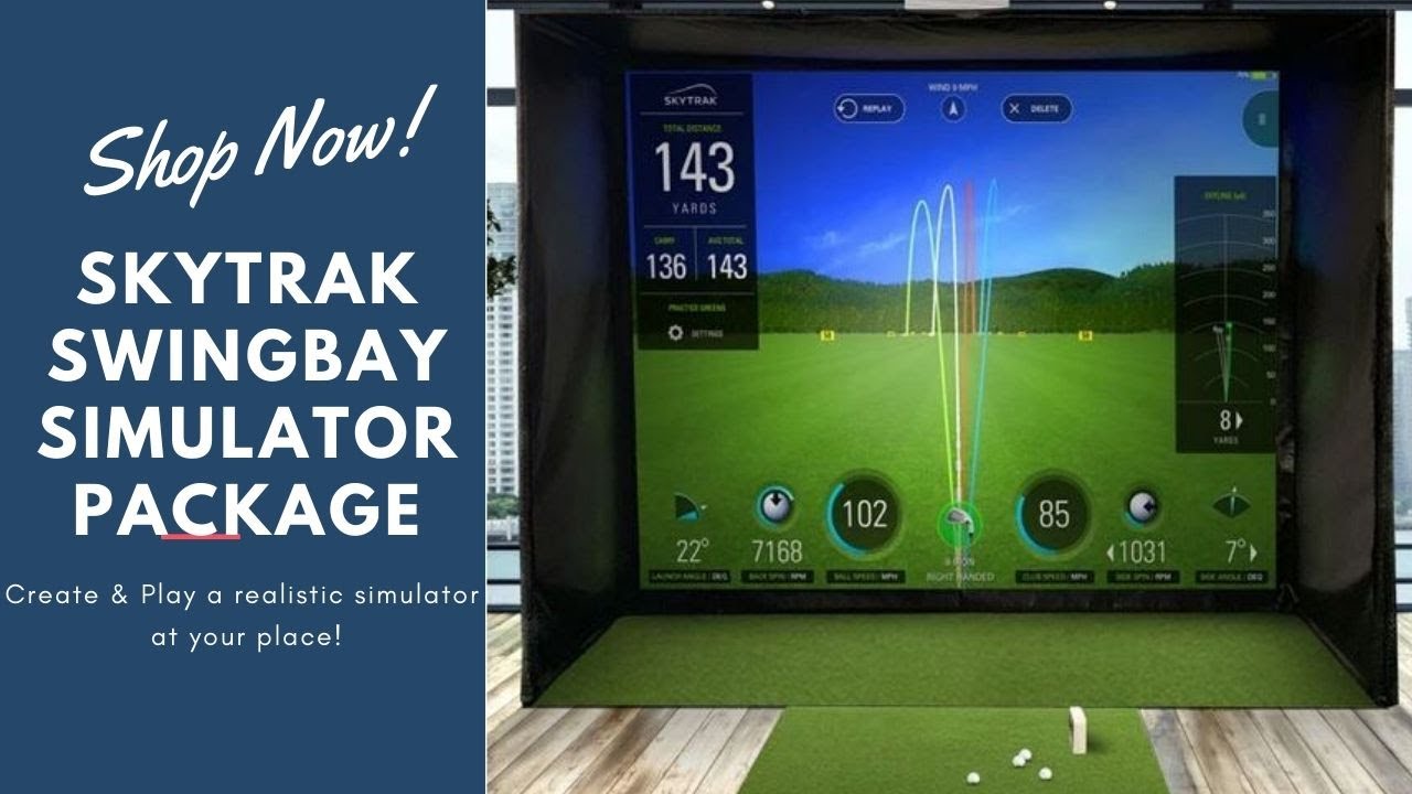 SkyTrak SwingBay Golf Simulator PackageBest Golf Simulator Packages of