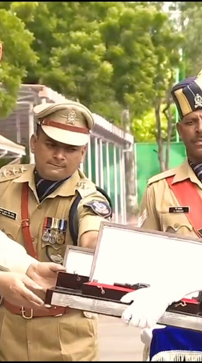 Youngest IPS Girl awarded by pistol gun 🔫 #ipsofficer #motivation #viralvideo #youngestips #shorts