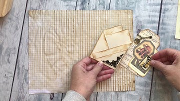 Quick and Easy Junk Journal Pocket, Junk Journaling Tutorial, Loaded Pocket for Junk Journal