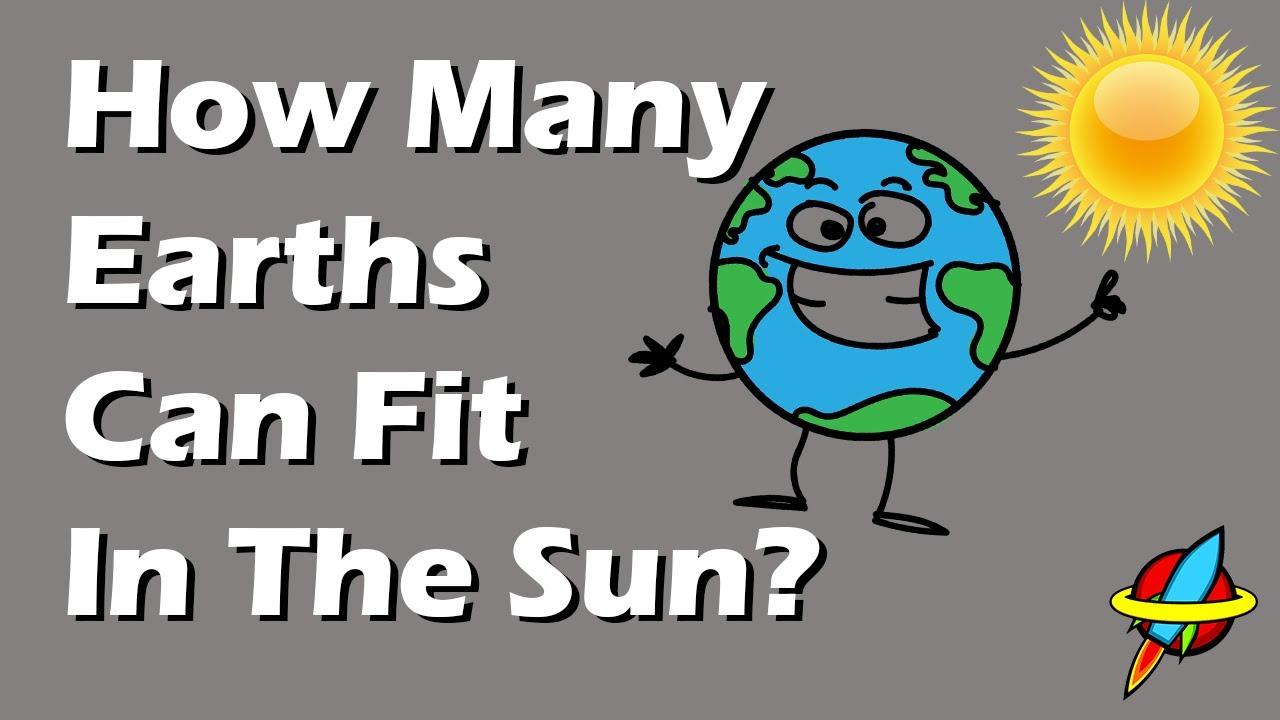 Quantas Terras cabem dentro do Sol? How many Earths fit inside the Sun