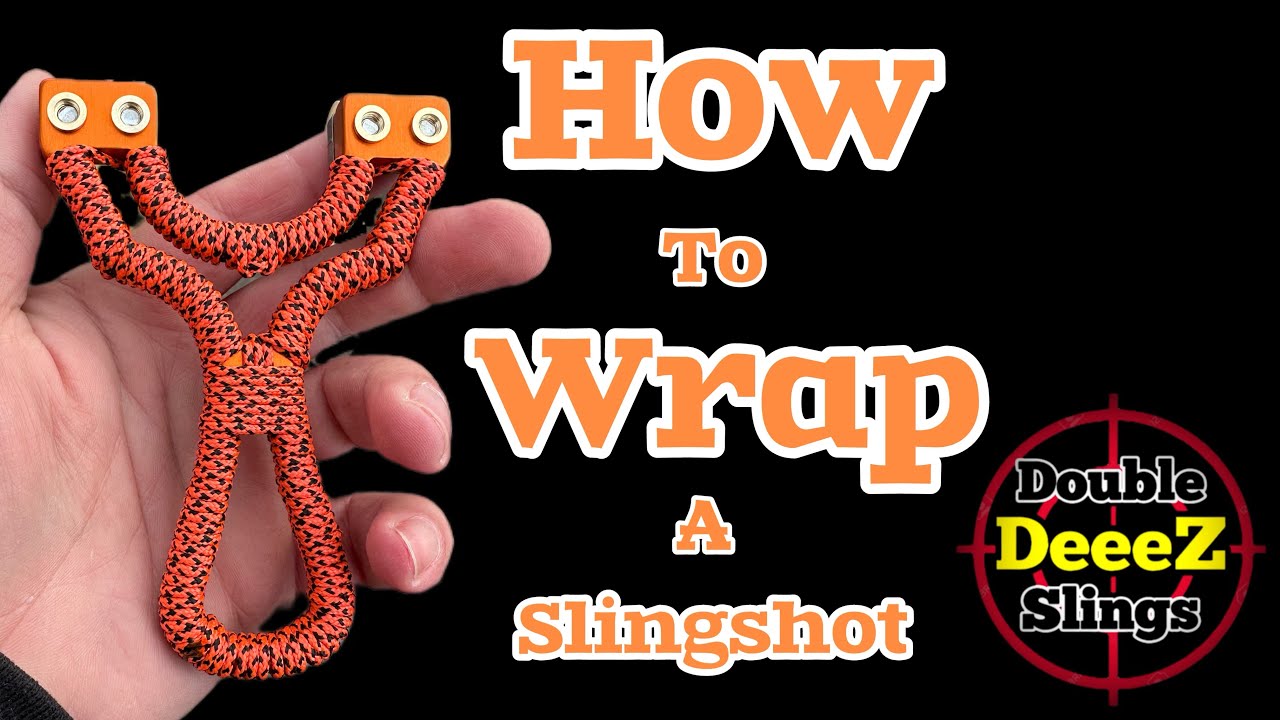 How to paracord wrap a slingshot