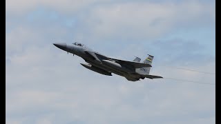 F-15C Eagle Capabilities Demo First State Airshow Dover AFB May-19-2024