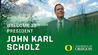 Announcement of the 19th President of the University of Oregon