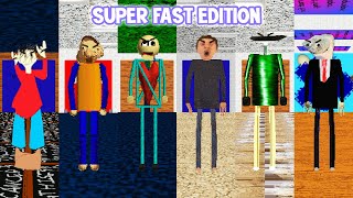 Everyone of Baldi's Swapped Basics: SUPER FAST MODE - All Perfect! #2